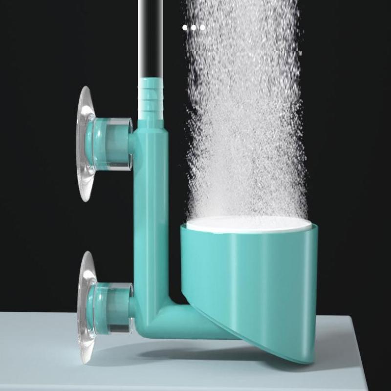 משאבת אוויר לאקווריום עם כוס יניקה מיני מגש בועות מטהר אוויר אבן אוויר בועות צפופות במיוחד אביזרי חמצון