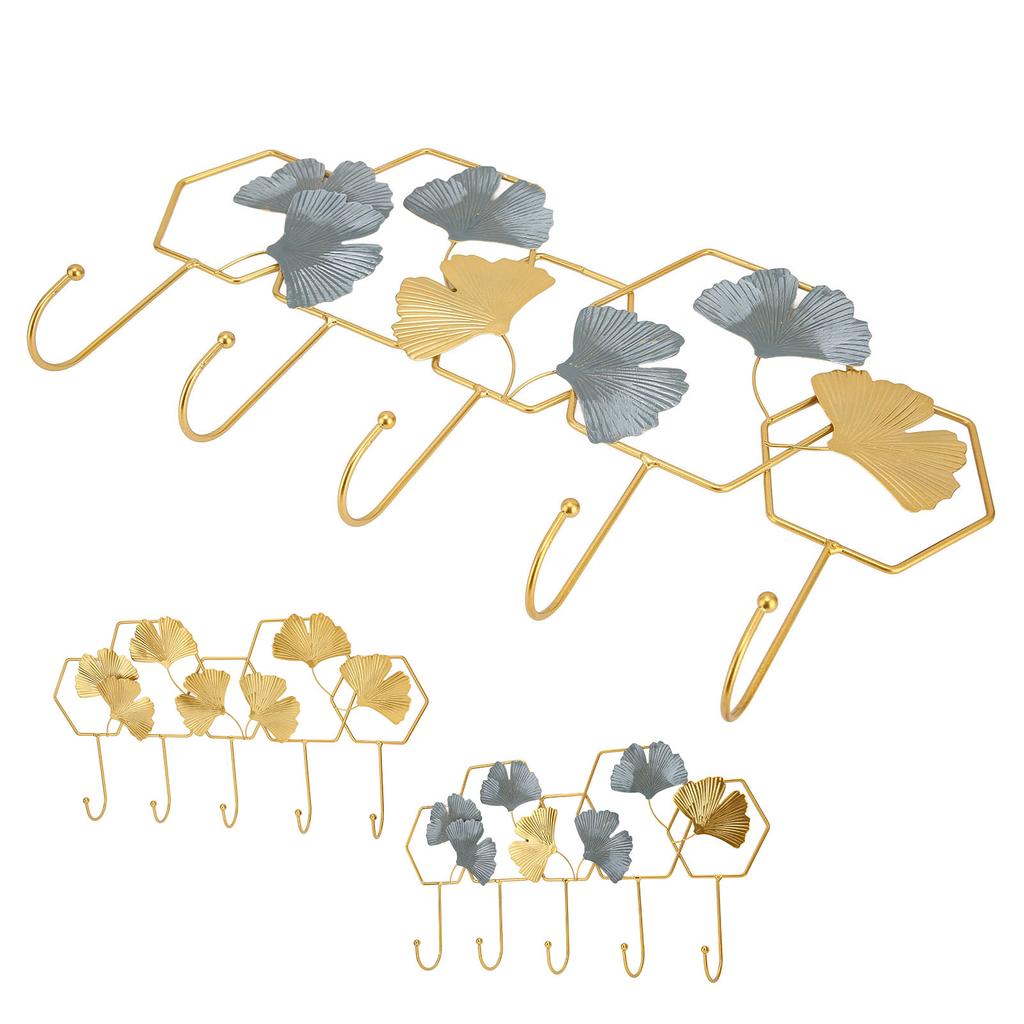 Multifunctional Clothes Hook Iron Space Saving Wall Mounted Clothes Hanger for Scarf Bag