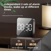 Functional Multi Mirror Electronic Alarm Clock With Date Display Function