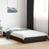 VidaXL Bed Frame with LED Lights Black 90x200 Cm Engineered Wood, Bedroom Furniture, Slatted Base, Bed of 3281120