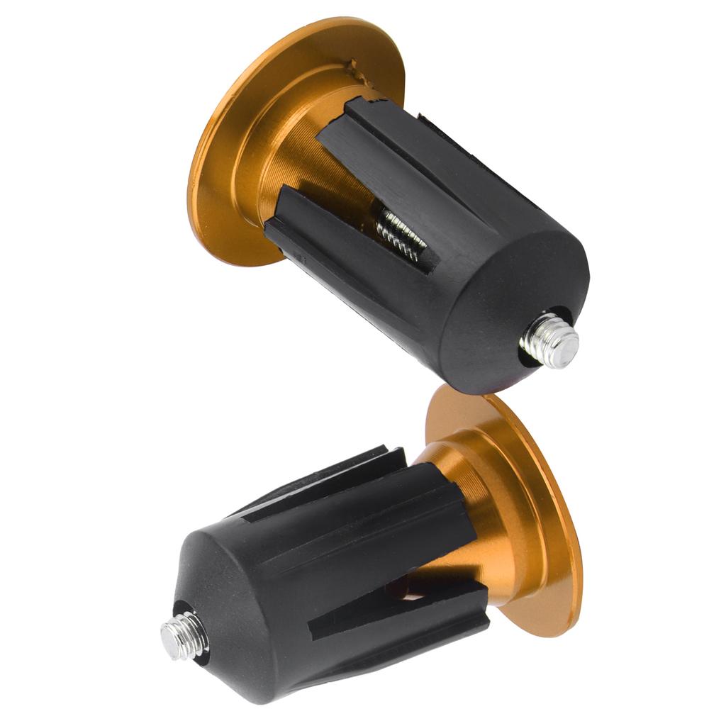 2 buc dopuri de ghidon pentru bicicletă, capace de ghidon pentru bicicletă, dopuri pentru biciclete de șosea, mountain bike, auriu