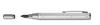 TROIKA Lead Holder Clutch Pencil for Zimmermann Pencils HB Integrated Silver 5.6mm Drop-Style Carpenter's (5.6mm Lead), Centimeter/Inch Ruler,