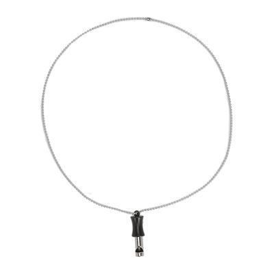 Breathing Anxiety Necklace for Relaxation Calming Down Breathwork Tool Steel Blowable Meditation