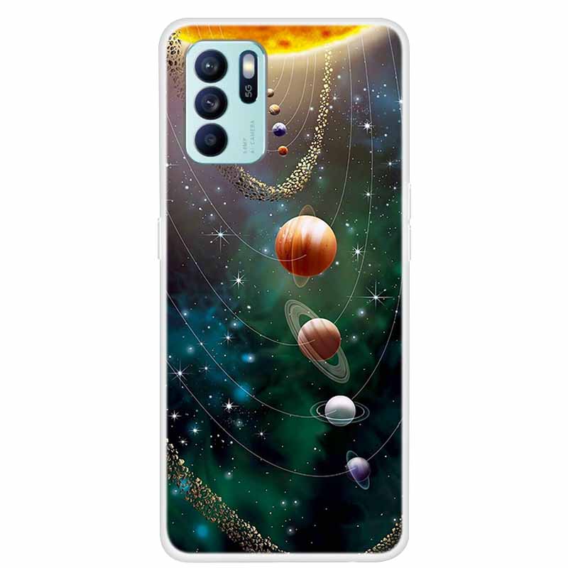 For OPPO Reno6 Z Cases Reno6 5G 6 Pro+ Clear Marble Soft TPU Silicone Cover For OPPO Reno 6 Pro Plus Phone Cases Reno6 Z CPH2251