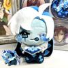 10cm Game Cookie Kingdom Shadow Milk Cookie Kawaii Cosplay Cotton Doll NuNu Body Anime Mini Soft Plushies Toy Figures Fans Gift