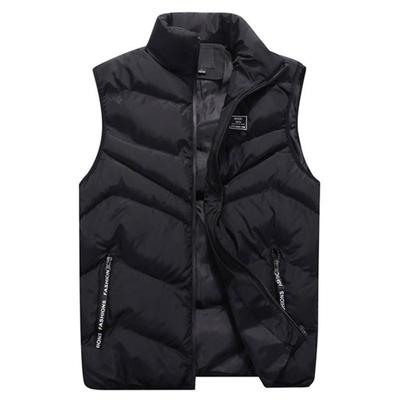 Men Vest Autumn Winter Casual Tops Down Cotton Fashion Clothing Solid Vest for Male Clothes