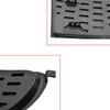 1 Pc Left Front Driver Side Fog Light Grille Cover Trims Black Textured Compatible with Journey 2011-2020 Replacement For 68079853AB CH1038180