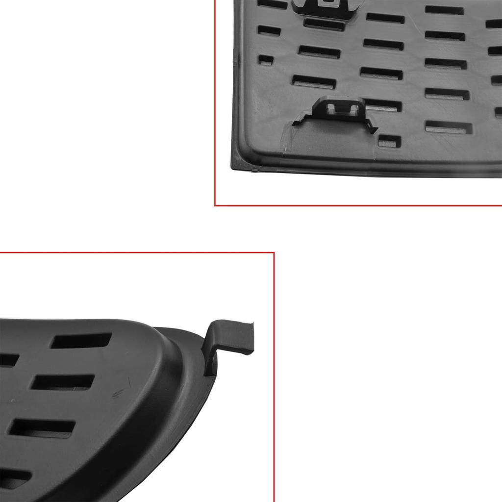 1 Pc Left Front Driver Side Fog Light Grille Cover Trims Black Textured Compatible with Journey 2011-2020 Replacement For 68079853AB CH1038180