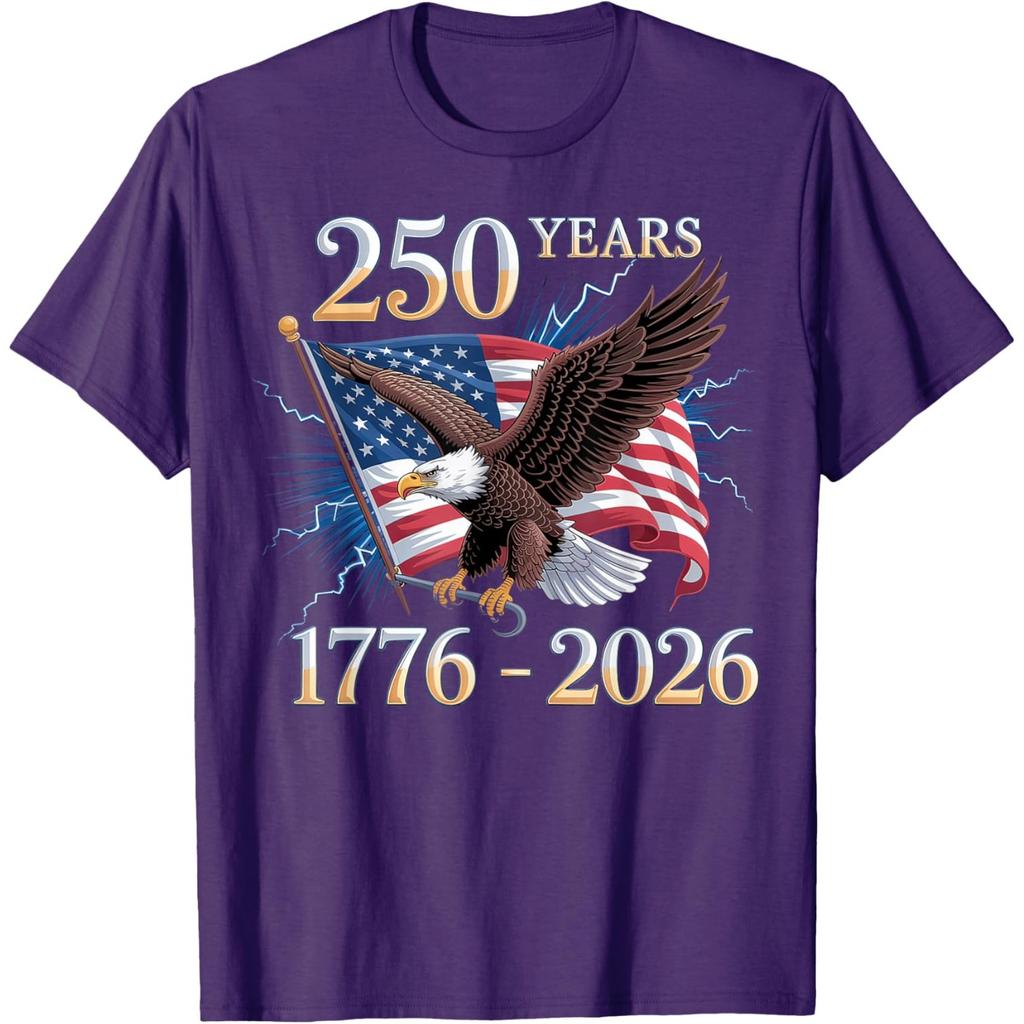 Orel a vlajka 250 let 1776-2026 250. narozeniny tričko