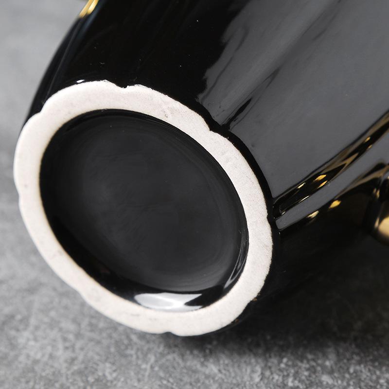 Military Style Explosion-Proof Ceramic Mug: Creative Revolver-Shaped Coffee Cup with Large Capacity
