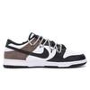 Nike Dunk Abrasion Resistant Height Increasing Low Top Skateboard Shoes Unisex Black Brown HF5441-100(Team1921-)