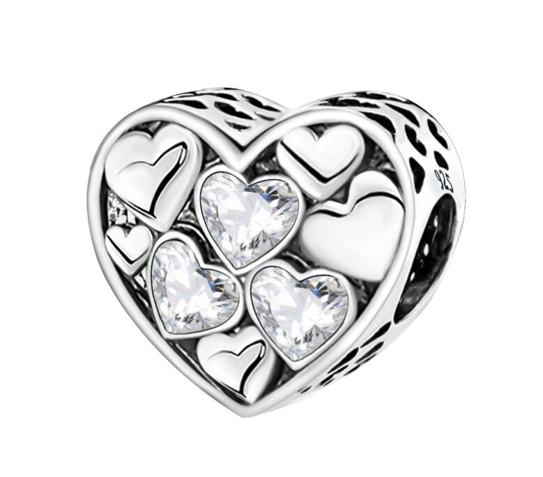 925 Silver Sunflower Car Stars Moon Safety Charms Beads Fit Diy Bracelet Necklace Making Gift Of High Quality Jewelry
