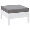 Pallet Cushion Gray 60 X 60 X 9.5 Cm Oxford Fabric