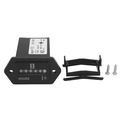 Mechanical Maintenance Hour Meter DC10 To 80V Waterproof for Engine Generator Boat Motorcross Motor Truck Tractor