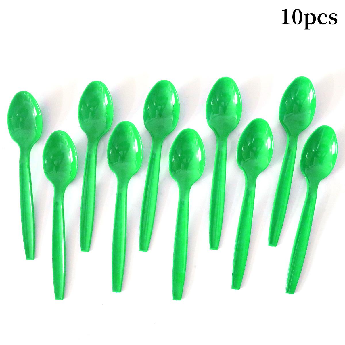 

Forest Animal Theme Birthday Party Party Paper Cutlery Cartoon Lion Tiger Paper Cup Paper Plate 10pcs green spoon
