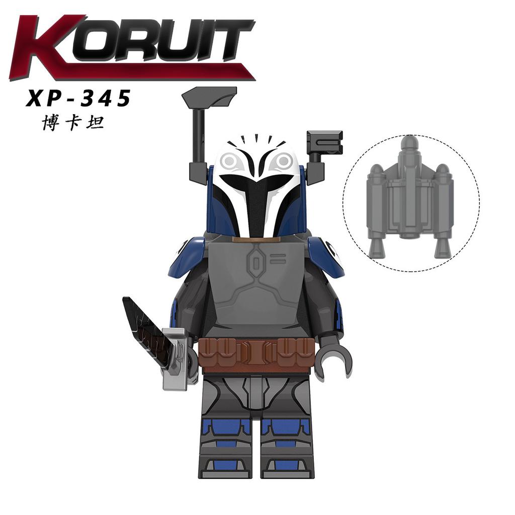 Star Wars Flying Trooper Death Watch Minifigures Battle Toy KT1045 XP345-350 8-Pack Building Blocks Set for Kids