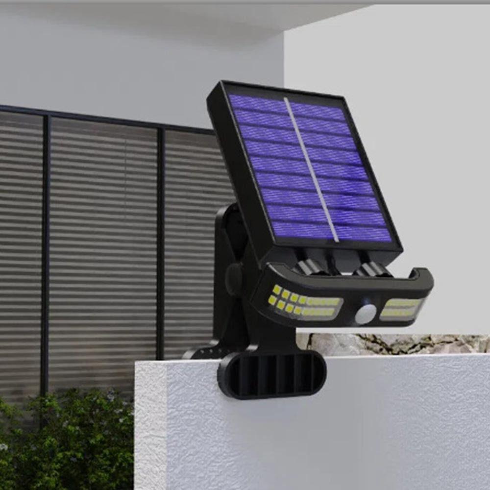 Waterproof Solar Clip Light White Light/Warm Light Super Bright LED Wall Light Easy To Install Adjustable Angle