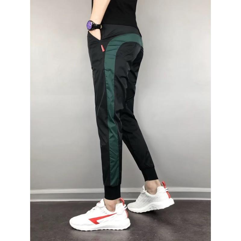 2023 Men's Trendy Spliced Drawstring Harem Pants