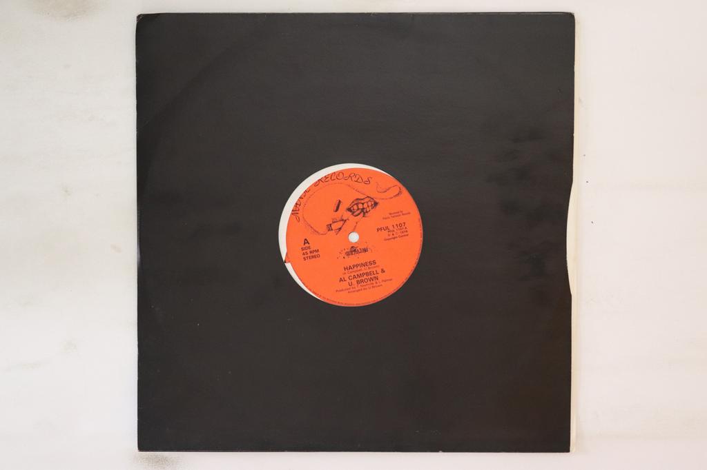 12-Zoll Schallplatte AL CAMPBELL & U BROWN / VINCENT TAY - Happiness / Never Give Up PFUL1107 Manic Records 1979 UK Reggae, Ska & Dub Gebraucht