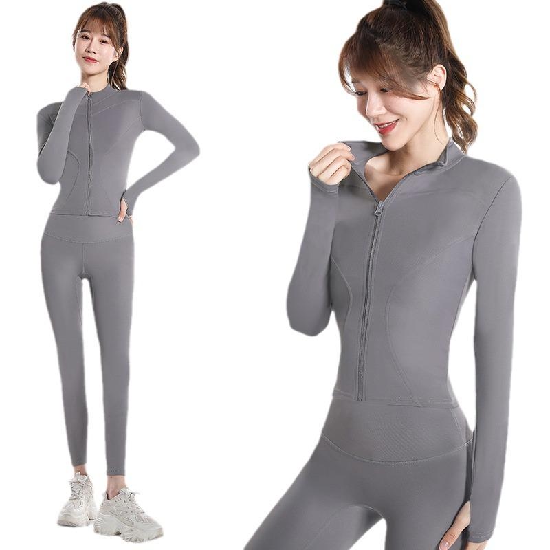 Women's Stand Collar Quick-Dry Sports Jacket - Spring/Autumn Fitness & Casual Running/Yoga Wear