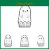 Unique Cartoon Character Brooches Made Of Alloy Perfect For Fashionable Winter Styles