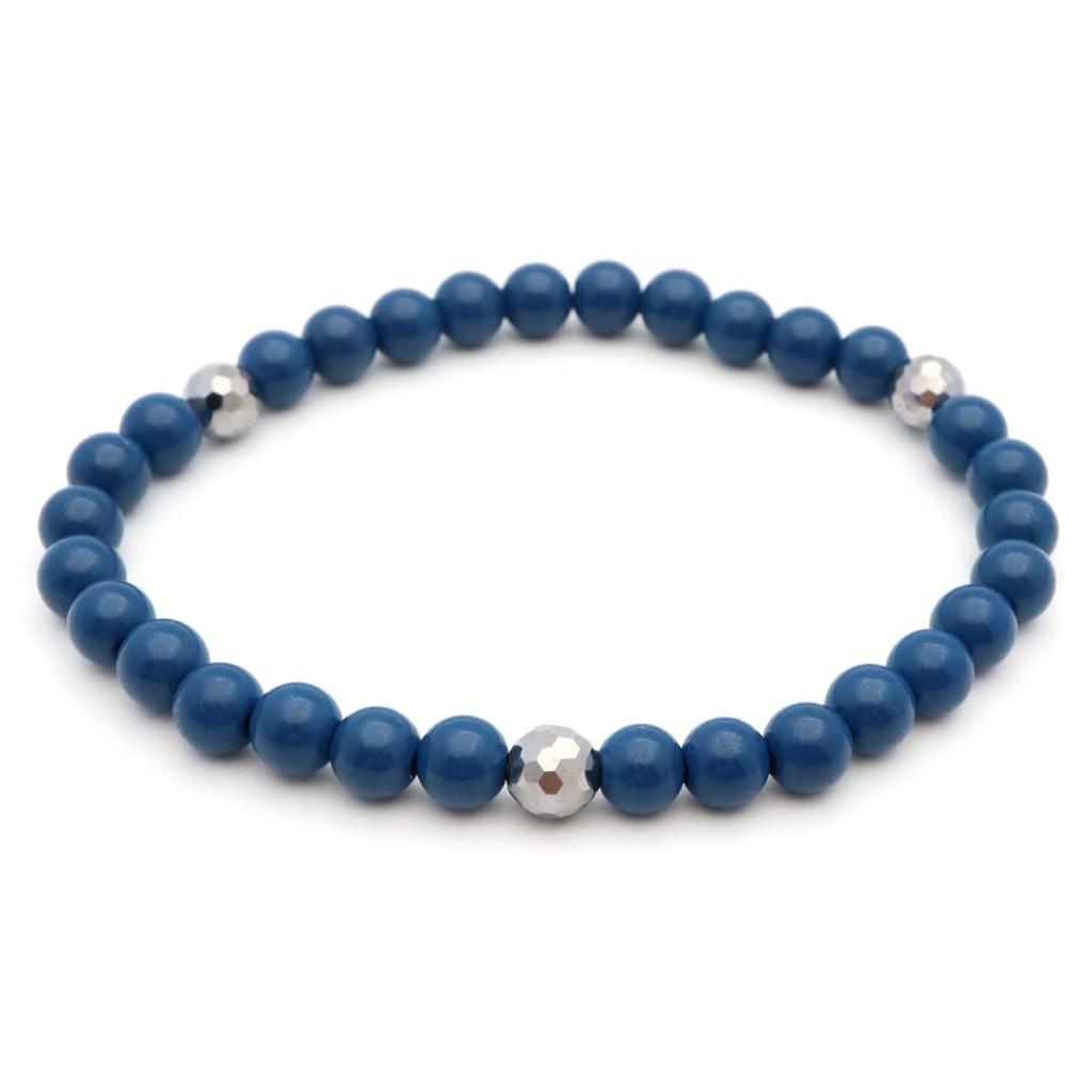 [GOLD STONE] Beitou Stone Bracelet, Terahertz Accessory, Blue, Natural Stone, Power Stone