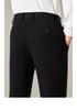 [3D Pants Design] Easy To Take Care of Solid Color Casual Men's Mid Waist Straight Leg Elastic Comfortable Trousers Men