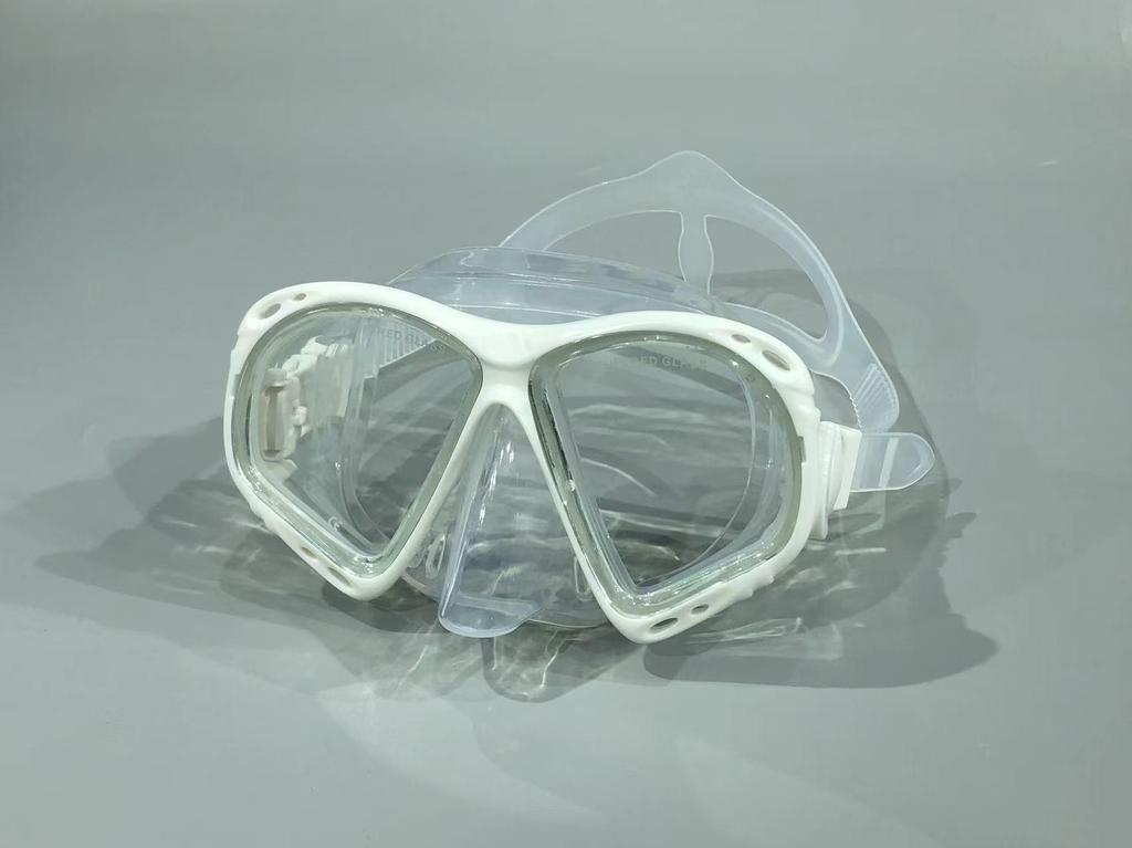 High-Definition Transparent Silicone-Free Diving Mask with Ultra-Wide Field of View