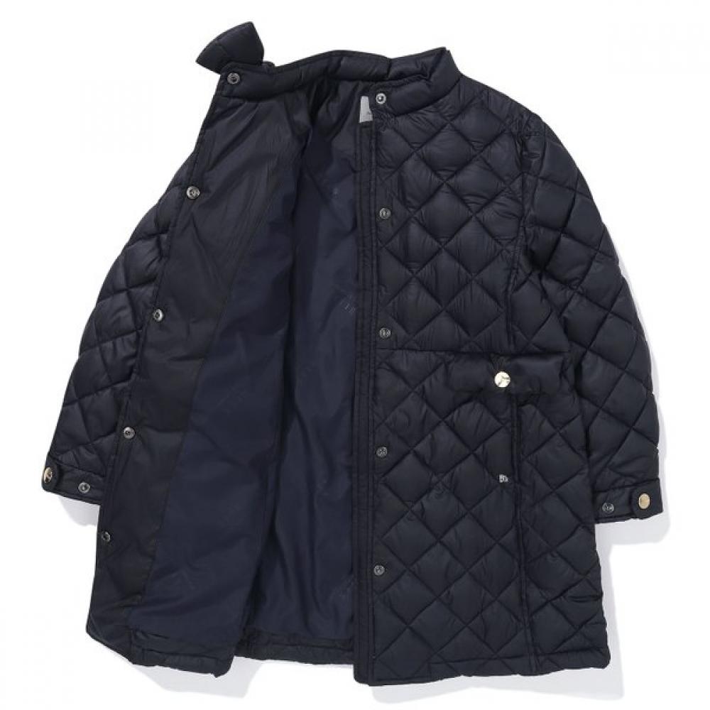 The Coffee Bean   Tea Leaf Navy Ribbon Quilting Coat Ba12ct01nv