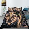 Marble 3D Digital Printing Quilt Cover Pillowcase Two Three Piece Set Polyester