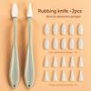 2 Stück Kunst Zeichen Wischer Messer + 20 Stück Waschbarer Pinsel Schwamm Highlight Künstler Zeichen Korrektur Detail Radierstift Stift Skizze Reinigungswerkzeuge