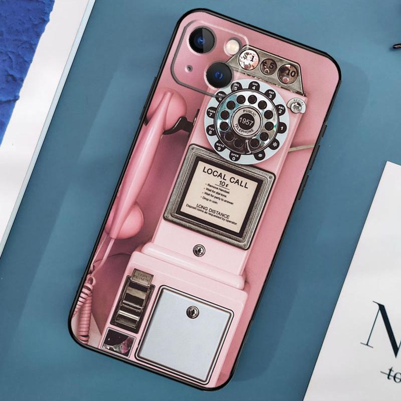 

Чехол для телефона с поворотным циферблатом в стиле ретро для iPhone 15 14 Pro Max 11 13 12 Mini X XR XS Max SE 2020 7 8 Plus, чехол iPhone 13Pro MAX