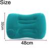 Travel Pillow Air Inflatable Airplane Car Pillows Pillow Folding Press Type Bed Pillow Neck / Waist Cushion Home Office Supplies