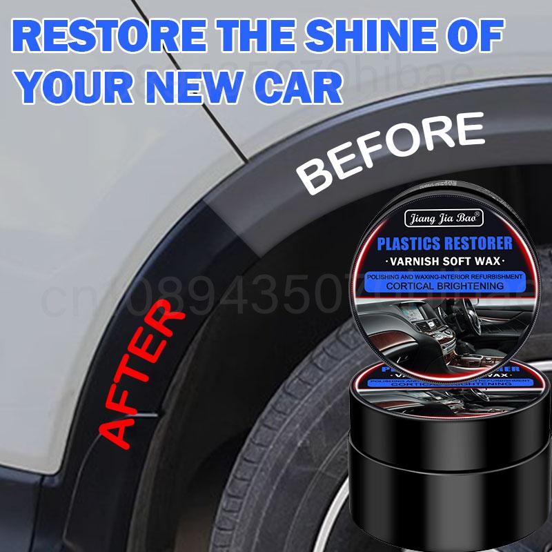Επαναφορά πλαστικού αυτοκινήτου Back to Black Gloss Προϊόντα καθαρισμού αυτοκινήτου Plastic Leather Restore Auto Polish And Repair Coating Renovator