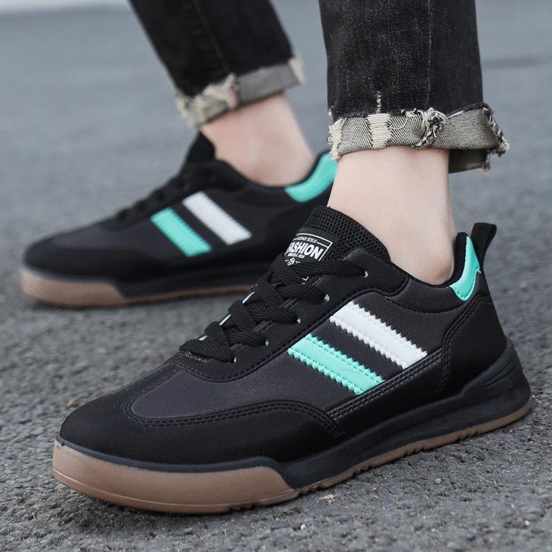 Men's shoes 2025 spring new men's sports shoes trendy fashion versatile casual running breathable lace-up shoes men