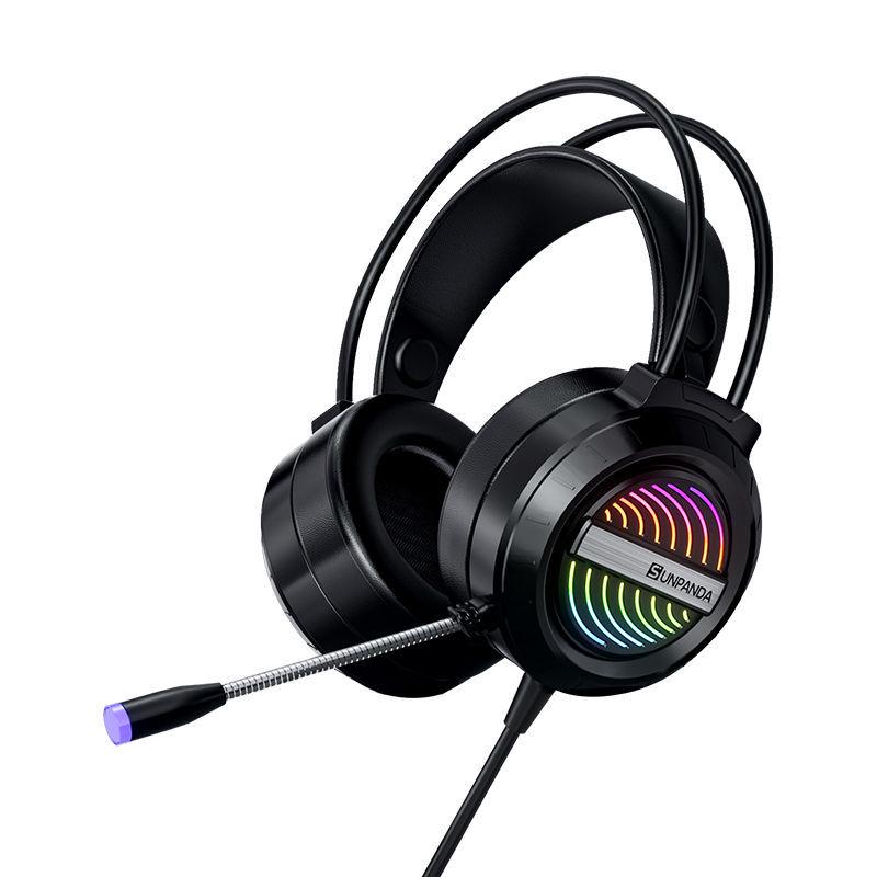 Wired USB Gaming Headset with Microphone for PC and Laptop
