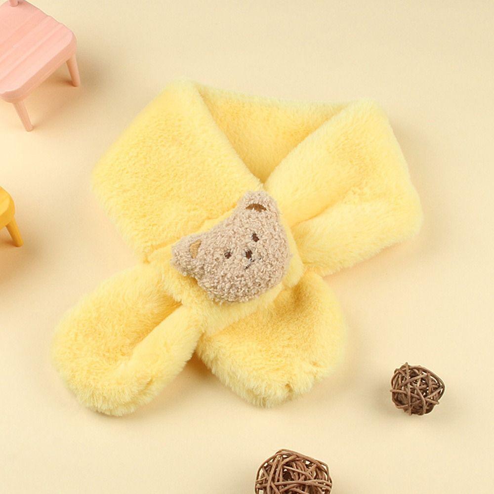 Warm Kids Winter Scarf Thick Plush Scarf Fashion Neck Warmer  Baby Boys Girls