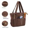 Portable Yarn Storage Bag Trendy Knitting Storage Bag Wear Resistant Corduroy Totes Bags  Camping
