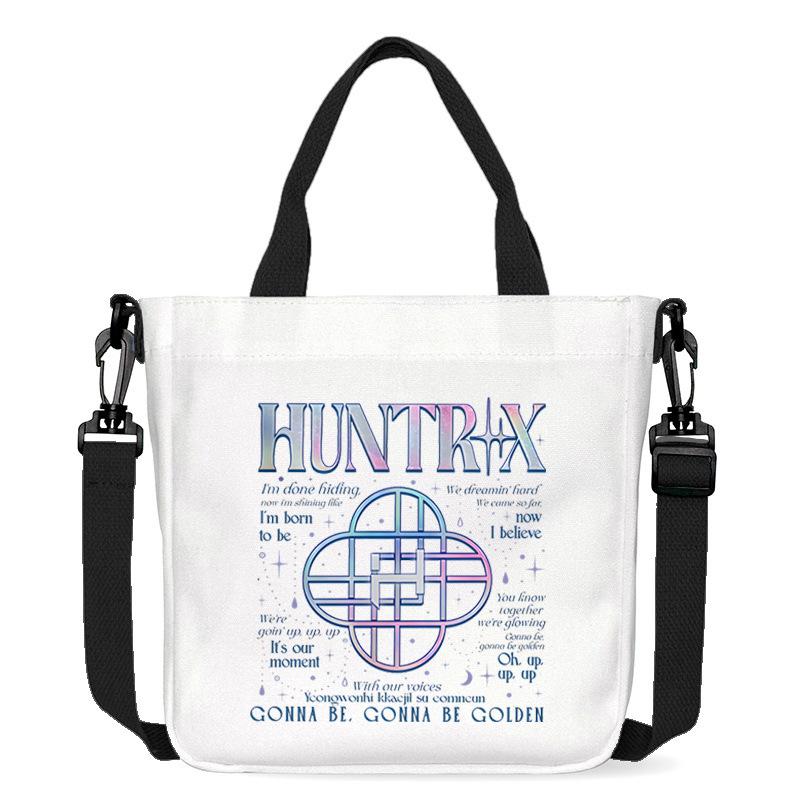 Anime Cartoon Print Student Go Out Portable Handbag Large Capacity Casual Canvas Bag