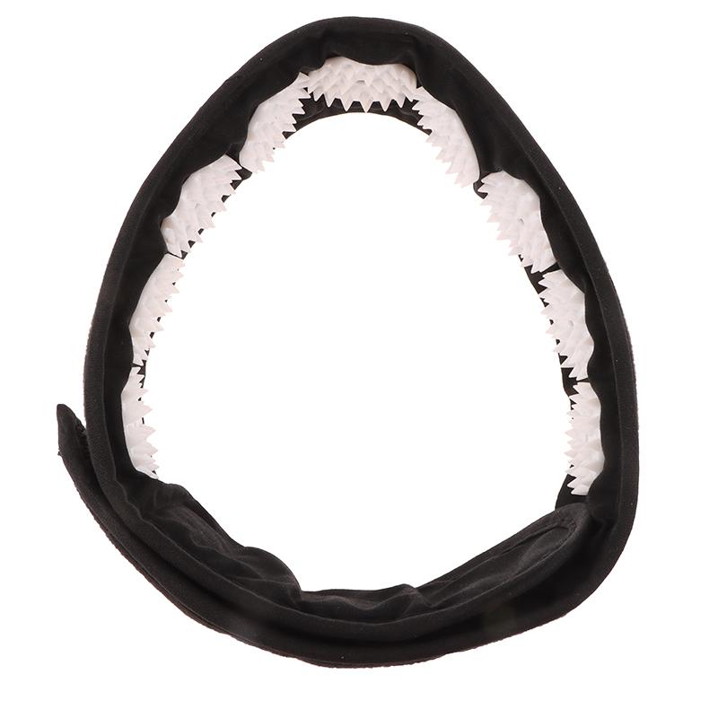 Belt Acupuncture Acupressure Headband Tool Wrap Head Manual Mat Portable Lift Face Adjustable Relief Rings Skin Migraine чёрный