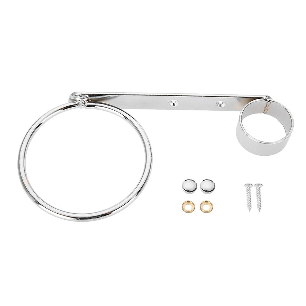 Chrome Plated Iron Wallmounted Hairdryer Support Holder Hairdryers & Tongs Rack