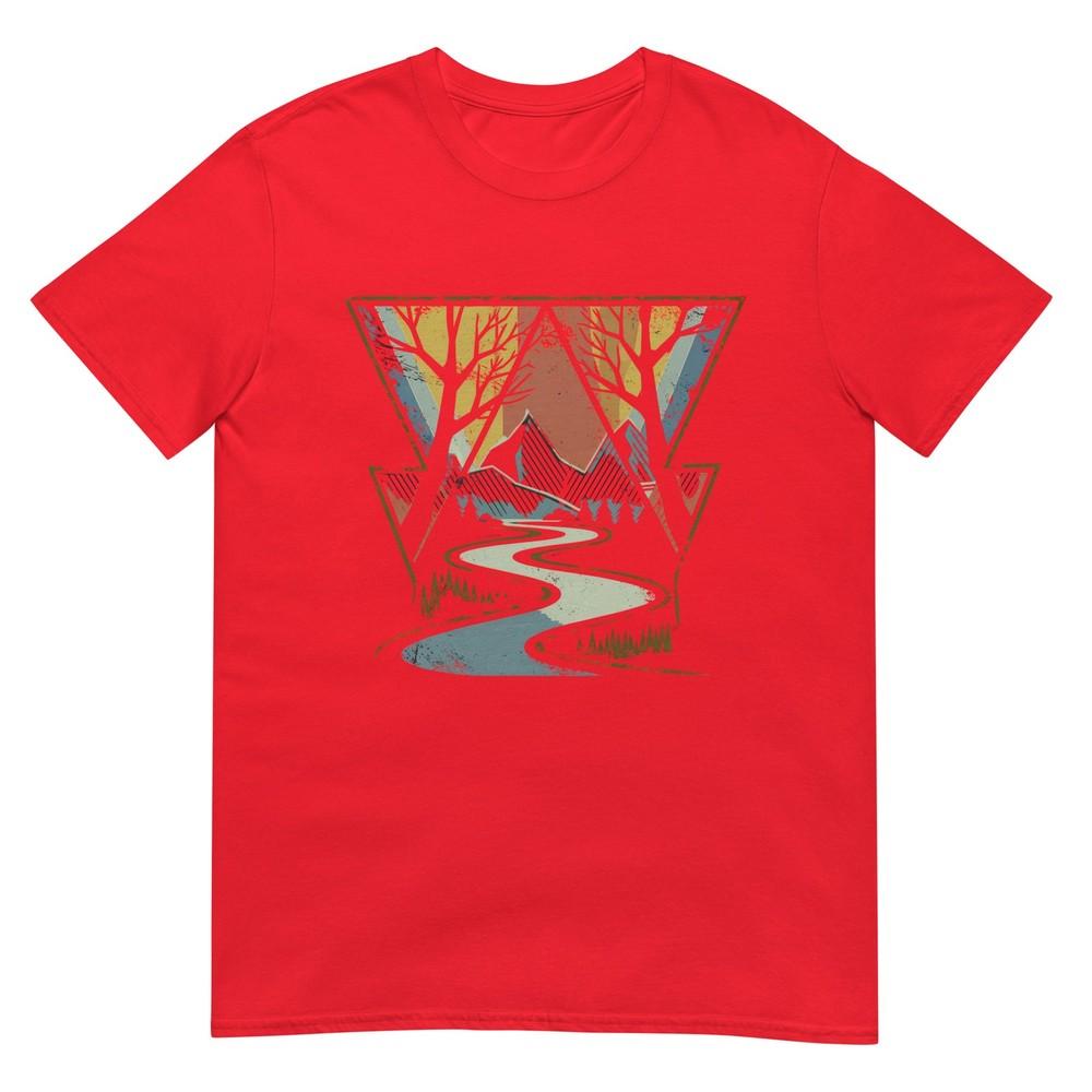 Trees Tshirt Wildlife Nature Vintage Forest Woods Outdoor Long Sleeve Tshirt S
