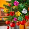 12–120 Stück Mini-Geschenkboxen, Anhänger zum Aufhängen am Weihnachtsbaum, bunte Schaumstoff-Geschenkbox, Ornamente, DIY, Neujahrsparty, Heimdekoration