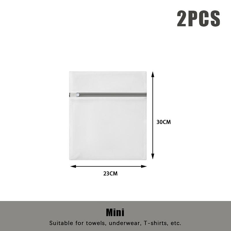 

2 шт. Прочный сетчатый мешок для чистки обуви - Защита 360°, Многоразовый мешок для стирки спортивной обуви и кроссовок, с застежкой-молнией