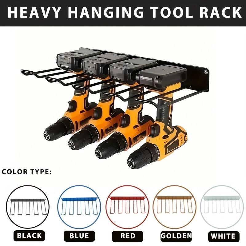 Tungt flytende verktøystativ og organisasjonsmaskin veggmontert garasjeoppbevaringsstativ for håndholdt og elektroverktøy