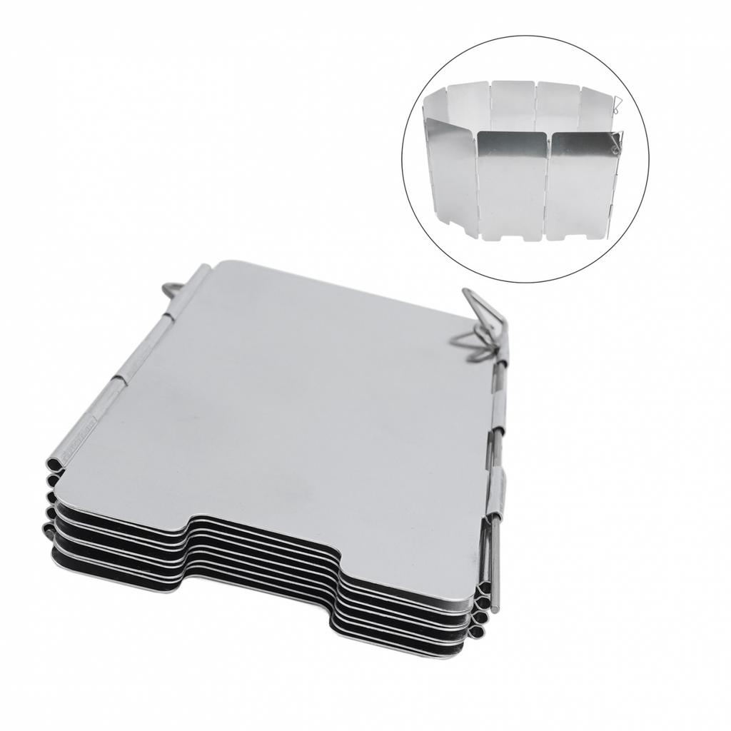 Camping Cooking Stove Windscreen Carry Bag Folding Windshield Portable