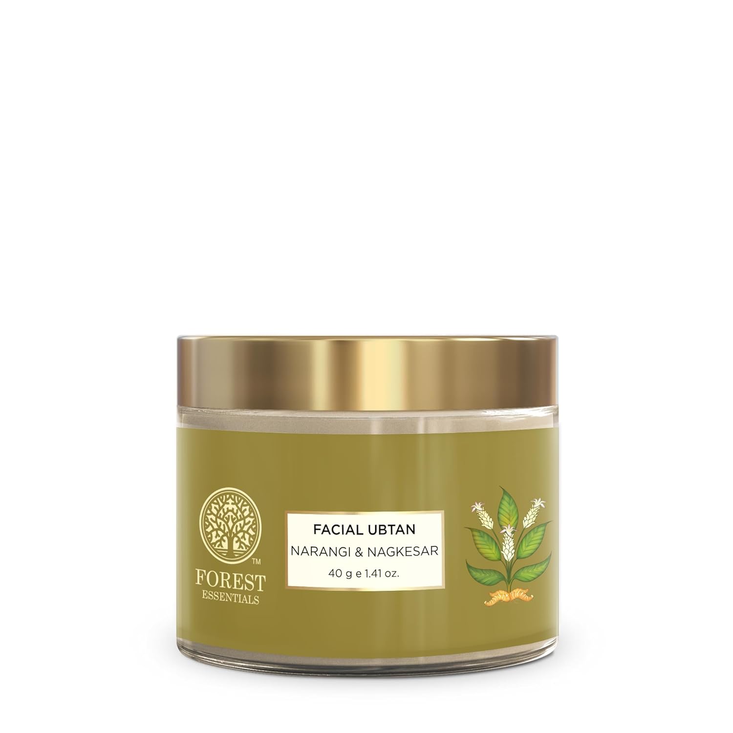

Forest Essentials для лица Убтан Наранги и Нагкесар 40 г коричневый