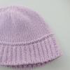 Borere Wool Short Rib Beanie Winter Bucket Hat for Women