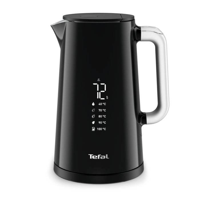 Tefal bouilloire électrique 1,7 l, écran numérique, anti-brûlure, 5 températures ko850810