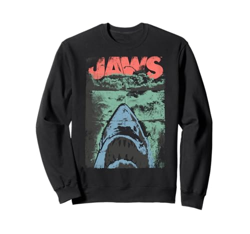 Jaws Antique Retro Movie Poster Sweatshirt
